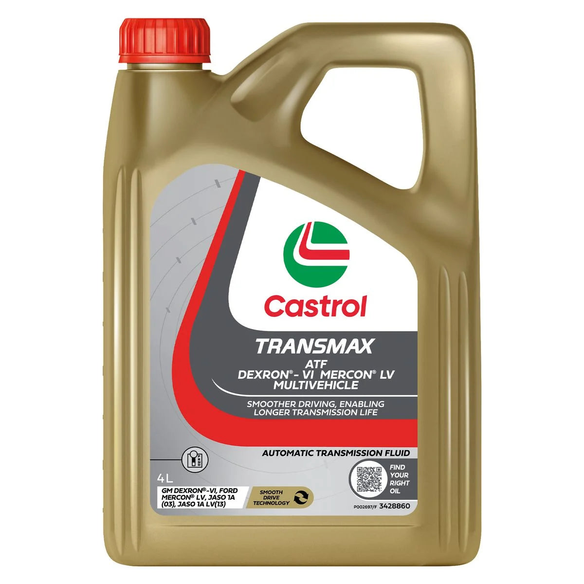CASTROL TRANSMAX ATF DEXRON®-VI MERCON® LV MULTIVEHICLE 4L - 3428860