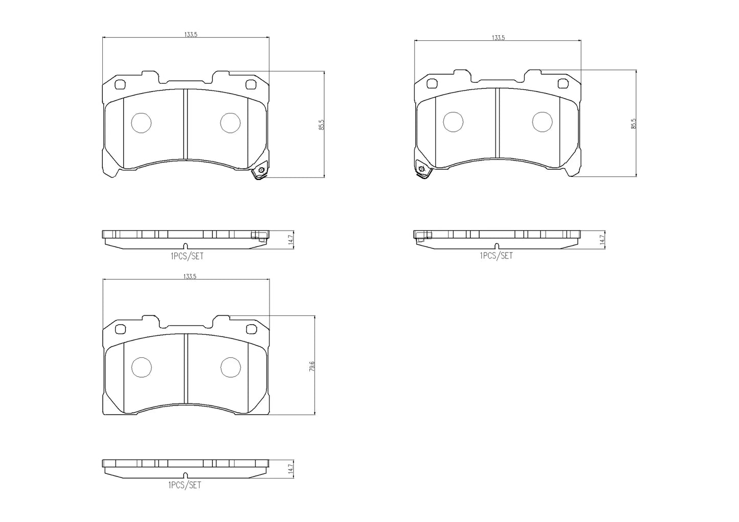 Brembo Prime Ceramic Front Brake Pad - P83184N