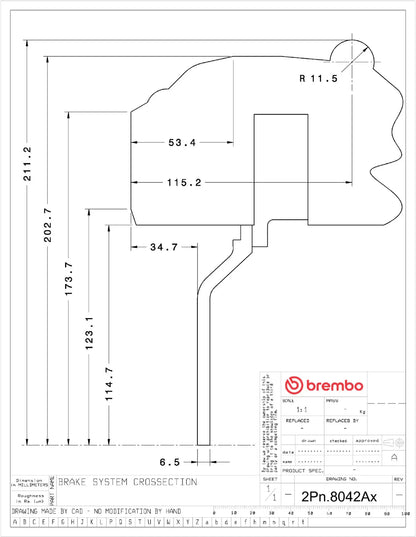 BREMBO Upgrade GT Kit 2 Piece - Rears