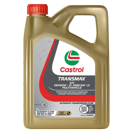 CASTROL TRANSMAX ATF DEXRON®-VI MERCON® LV MULTIVEHICLE 4L - 3428860