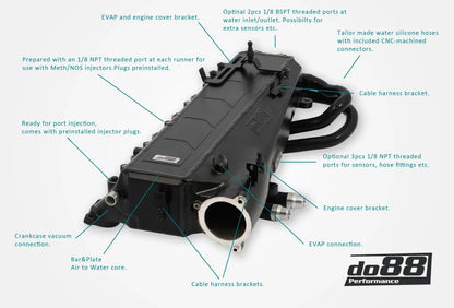 do88 Charge Cooler Manifold for Toyota GR Supra A90 (ICM-430-K)