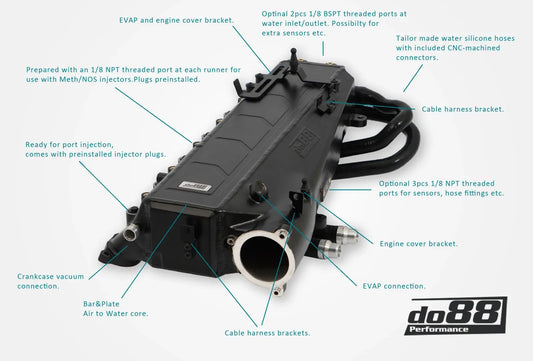 do88 Charge Cooler Manifold for Toyota GR Supra A90 (ICM-430-K)