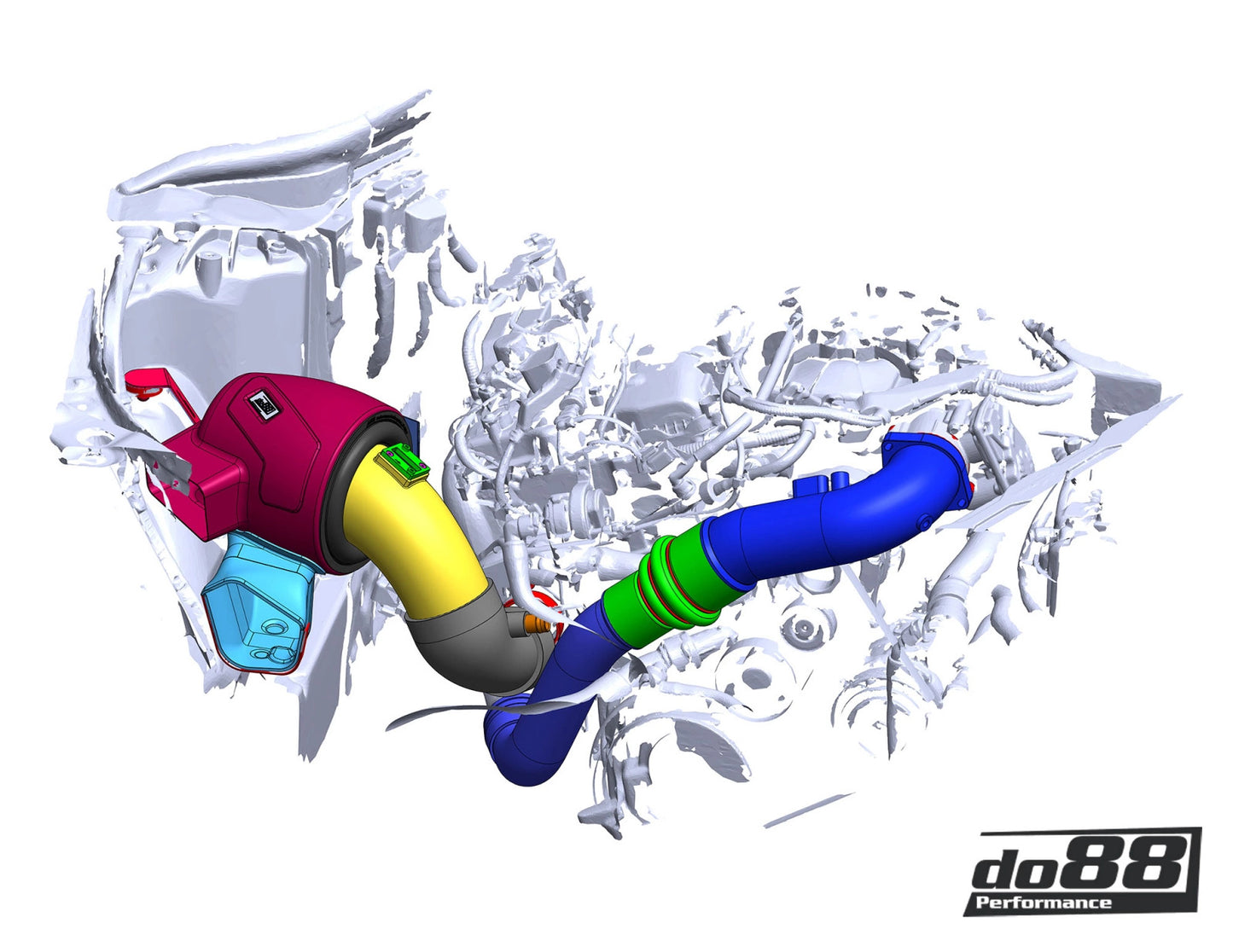 do88 Charge Pipe for Toyota GR Supra A90 (TR-390)