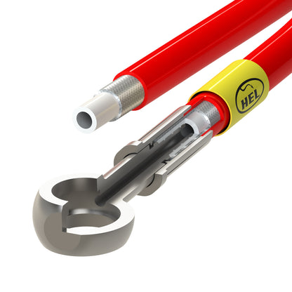 Toyota GR86  Flexible Clutch Line HEL Stainless Steel Braided